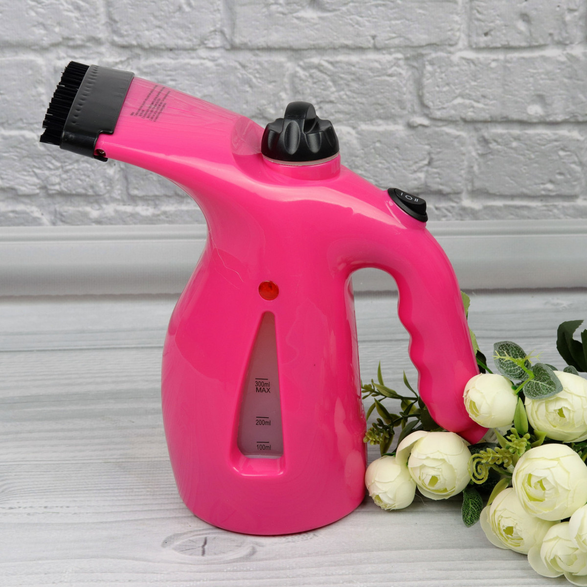 Ручний вертикальний відпарювач RZ 608 Рожевий, фото 1