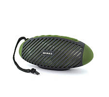 Портативна Bluetooth колонка 4YOU SHAKE (IPX5, 6W, 1500mah, гар 12 міс) dark green