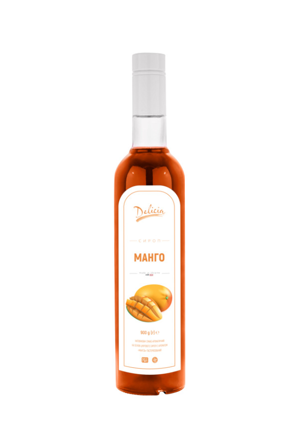 Сироп Манго TM Delicia 700 мл - фото 1 - id-p1552616462