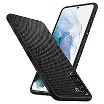 Чохол Spigen для Samsung Galaxy S21 Plus - Liquid Air, Matte Black, фото 3