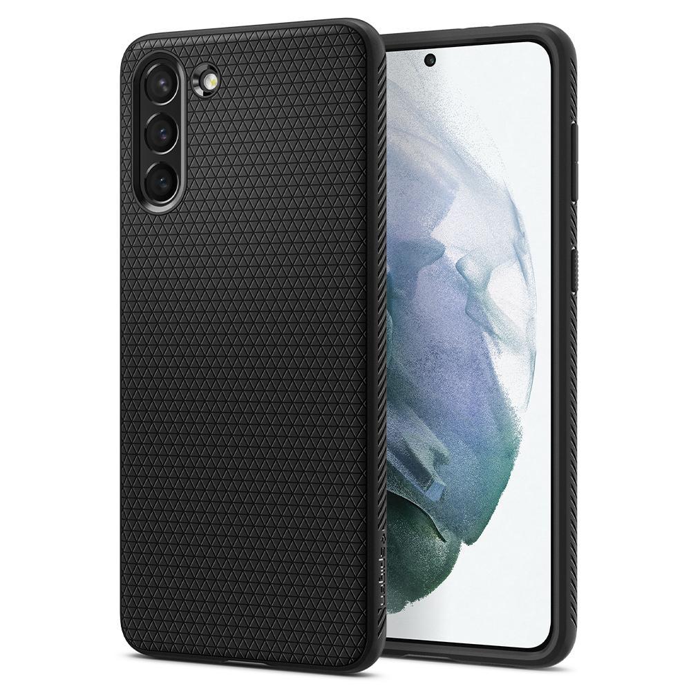 Чохол Spigen для Samsung Galaxy S21 Plus - Liquid Air, Matte Black