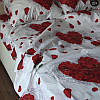 Постільний комплект Серця з троянд, бязь, фото 2