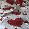 Постільний комплект Серця з троянд, бязь, фото 3