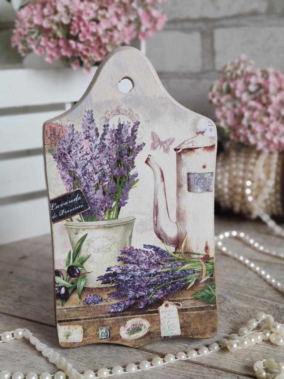 Дошка кухонна із дерева,  для декору, h-22см, великодній декор, фото 1