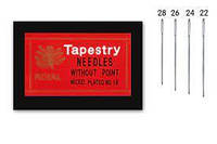 Tapestry 28 (25шт) Набор гобеленовых игл для вышивания Royal (Япония)
