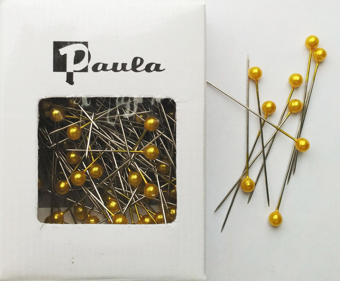 Шпильки флористичні золоті (4 см, 40 шт), фото 1