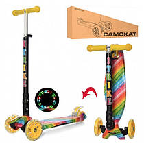 Самокат iTrike JR 3-003-1-WP6 MAXI