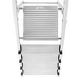 Драбина на 7 ступеней 3.4м Стремянка алюминиевая 7 ступеней Лестницы Лестница-стремянка Драбина алюмінієва, фото 9