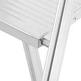 Драбина на 7 ступеней 3.4м Стремянка алюминиевая 7 ступеней Лестницы Лестница-стремянка Драбина алюмінієва, фото 4