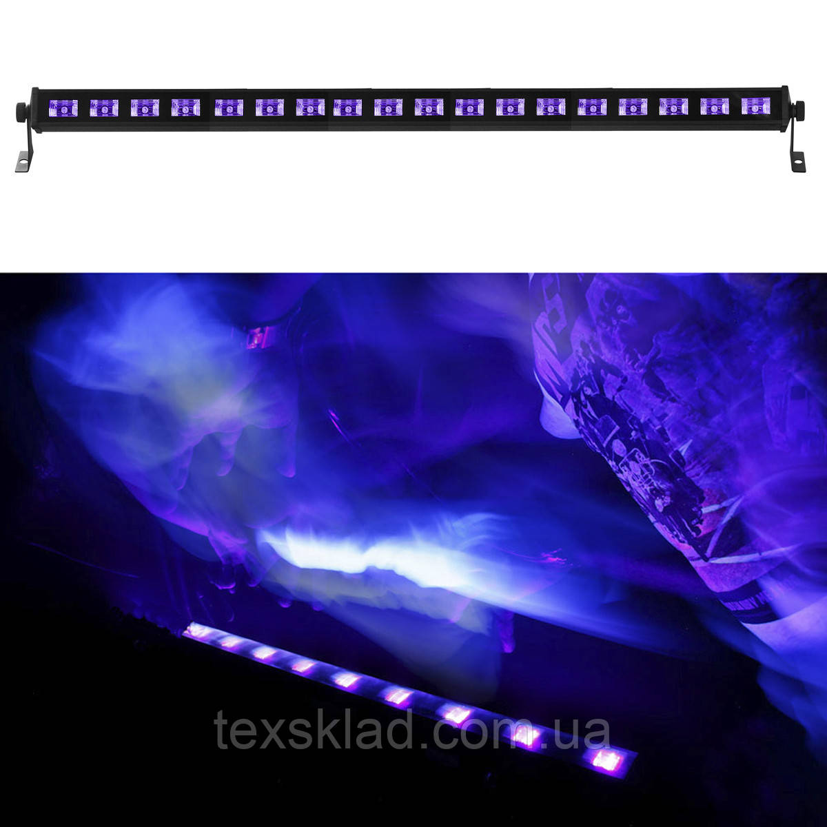 Ультрафіолетовий світлодіодний прожектор LEDUV 18*3W