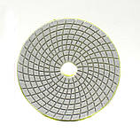 Алмазний гнучкий шліфувальний круг. Черепашка D-125мм. зерно #2000, фото 2