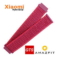 Нейлоновый Ремешок для Xiaomi Amazfit GTS China Red