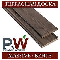 Дошка Polymer&Wood MASSIVE Венге 150х20х2200/3000 мм
