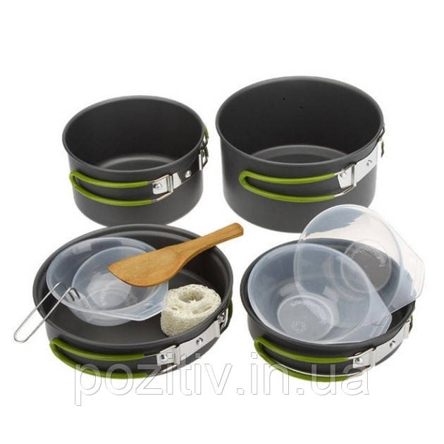 Туристичний набір посуду для кемпінгу Cooking Set DS-301