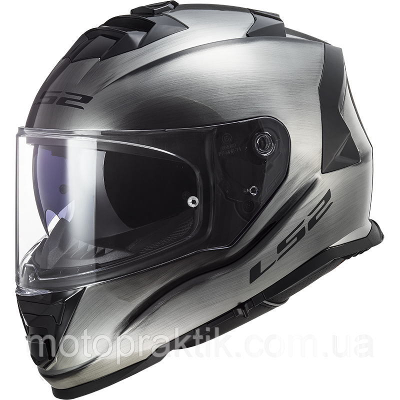 LS2 FF800 STORM JEANS TITANIUM, XS Мотошолом інтеграл з окулярами