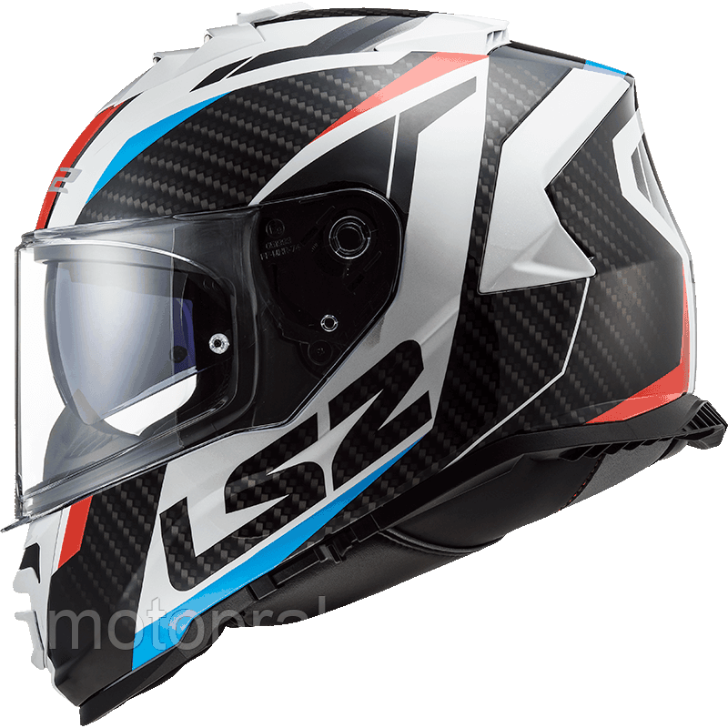 LS2 FF800 STORM RACER BLUE RED, XS Мотошолом інтеграл з окулярами