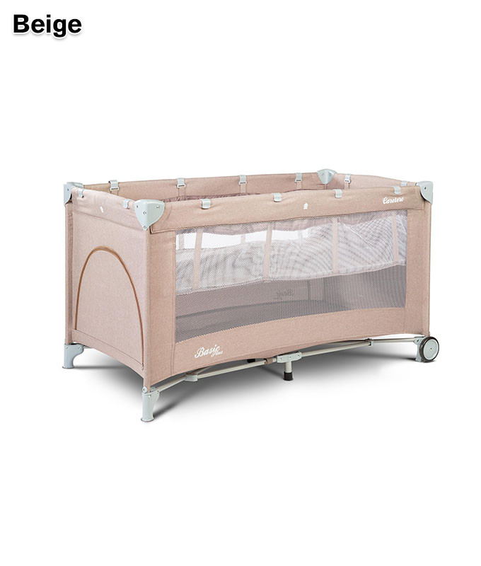 Дитяче ліжко манеж Caretero Basic Plus Graphite