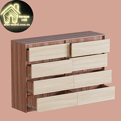 Комод,тумба МІКС-5 (1385*977*380) (Еверест)