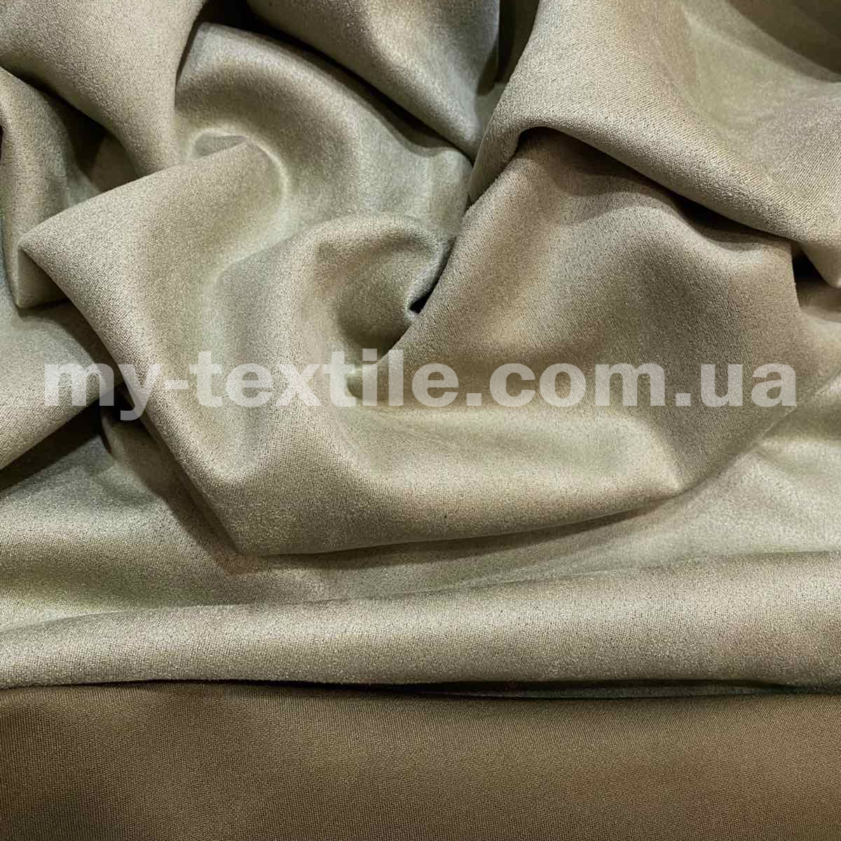 Замша на дайвінгу щільна Оливковий
