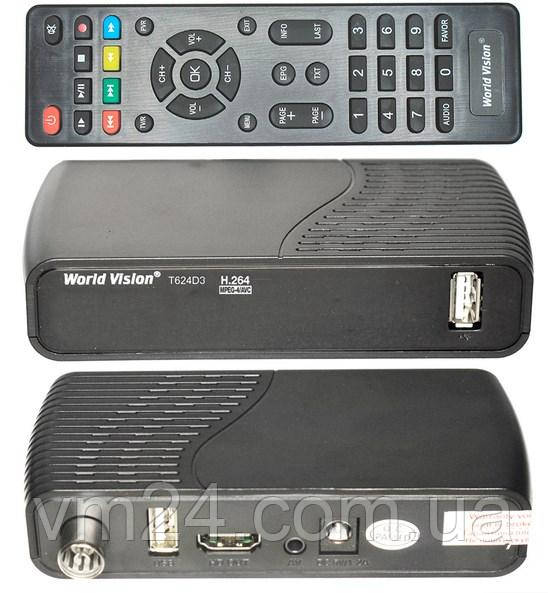 WiFi 5db Цифровой TV-тюнер DVB Т2\C тюнер World Vision T624D3-32 канала AC3 IPTV ,YouTube ,Megogo+HDMI - фото 4 - id-p1326612268