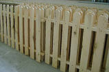 Штакетник дерев'яний садовий заввишки 100 см, фото 4