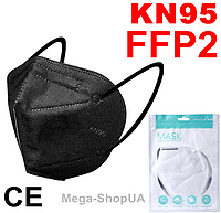 Маска респиратор KN95 / FFP2 / CE - 10 штук. Многоразовая маска для лица JK433QB