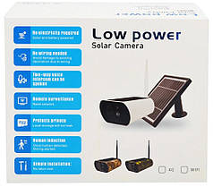 IP камера з сонячною панеллю Solar Camera Y9 Wi-Fi 7585, фото 5
