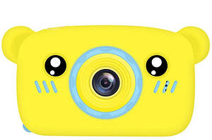 Фотоапарат дитячий DVR Baby Camera X-500B 7692, жовто-блакитний ведмідь