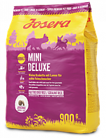 Сухой корм Josera Mini Deluxe беззерновой корм с ягненком для собак мелких пород 900 г