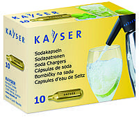 Капсулы(баллончики) для содовой "Kayser" Original, CO2 (10шт упаковка)