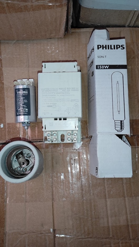 Комплект Днат 150W Дросель VS з термозахистом, лампа Philips, ІЗУ VS