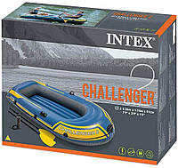 Двухместная Надувная Лодка Intex Challenger 2