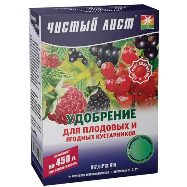 Добриво Чистий аркуш для плодово-ягідних чагарників 300 г