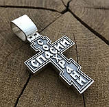 Срібний православний хрест, фото 3