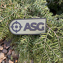 Нашивка PVC 3D - ASG - OLIVE, фото 3