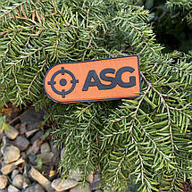 Нашивка PVC 3D - ASG - Orange, фото 2