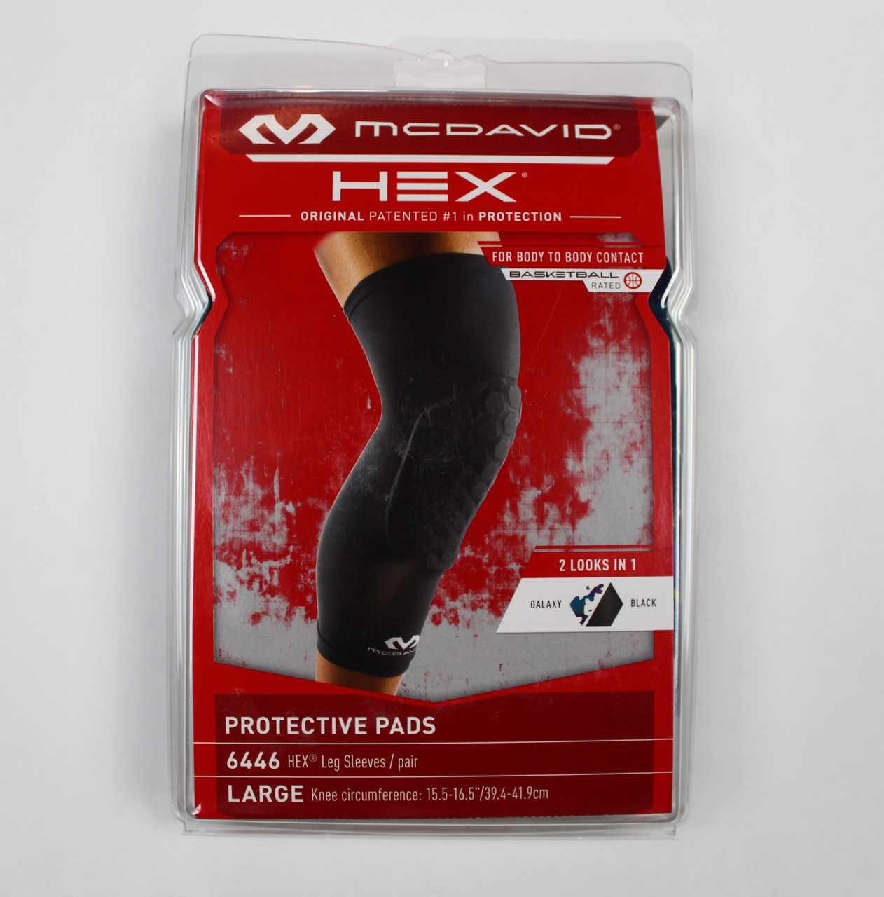 McDavid Hex Reversible Leg Sleeve - Компрессионный наколенник с защитой(2 штуки, двухсторонние) - фото 3 - id-p1376714359