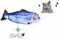 Іграшка для кота вібрувальна жива риба Форель 3D CatNip з котячою м'ятою, фото 6