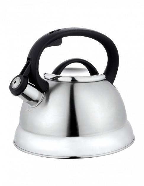 Чайник для плити з нержавіючої сталі з бакелітовою ручкою KingHoff KH-3774 2,2 л, фото 1