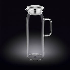 Глек скляний з металевою кришкою Wilmax WL-888210/A Thermo 1500 мл