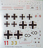 Пластикова модель 1/72 AZ model 7665 німецький винищувач Messerschmitt Bf 109E-3 „Sitzkrieg“ 1939″, фото 3