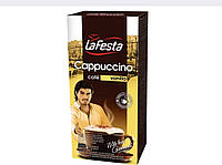 Кофейный напиток La Festa Cappuccino Vanilla. Кофейный напиток Капучино с ванильным вкусом 10 пакетов