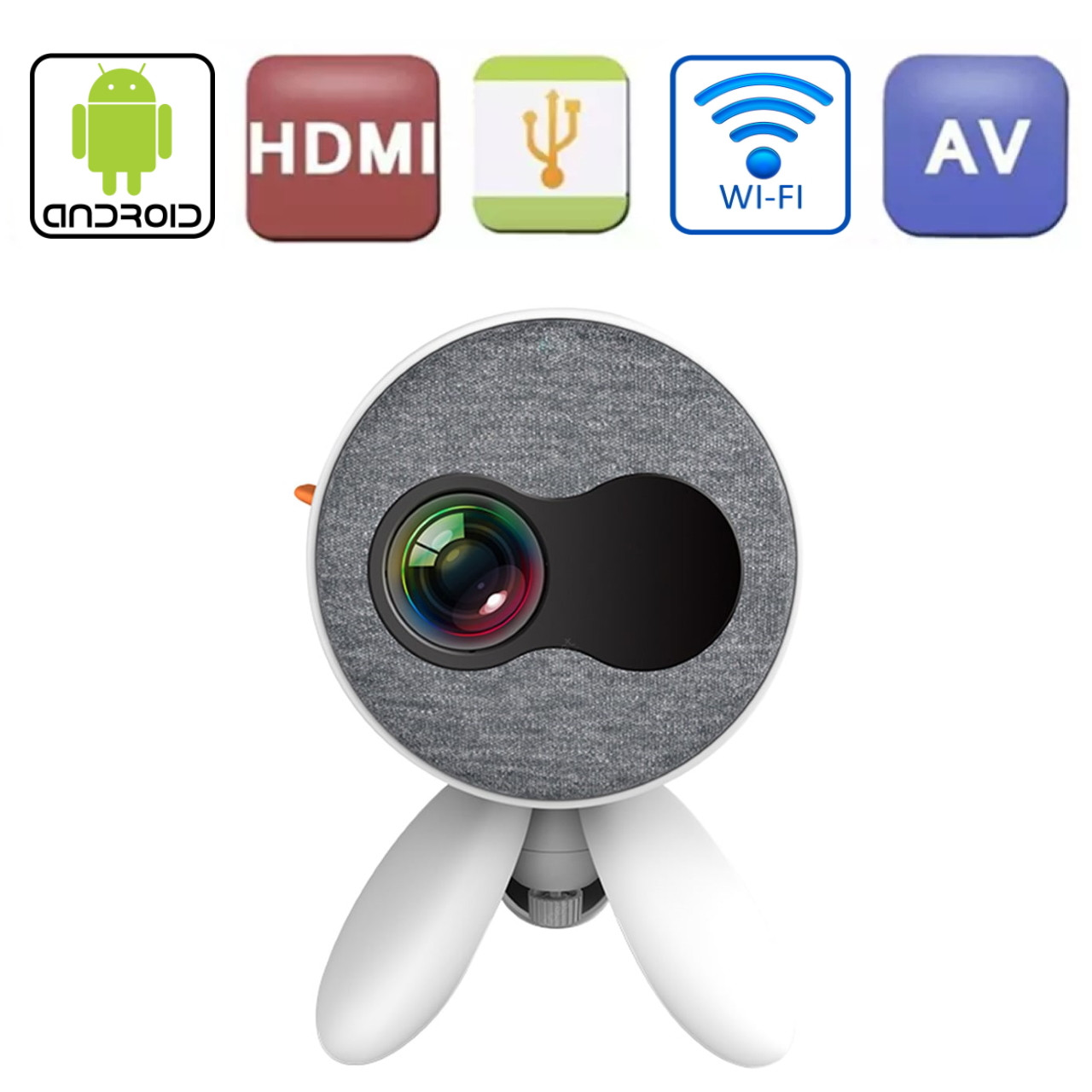 Портативний WiFi міні проектор YG220 дитячий проектор для перегляду фільмів та мультфільмів, фото 1