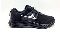 Мужские кроссовки Sport текстильные черные 40-45 размер