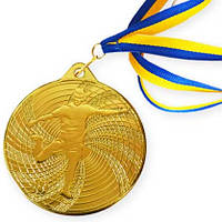 Медаль наградная 50мм футболист
