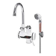 Нагрівач води з LCD-дисплеєм KALTA-3, 3 кВт, до 60°С, тиск 0.1-0.6МПа, кабель-1.2 м + душовий комплект, 75923 FALA, фото 1