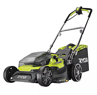 18В Колесная газонокосилка RYOBI RY18LMH37A-250 ONE+ Hybrid, ширина скашивания 37см (2 х 5.0Ач)