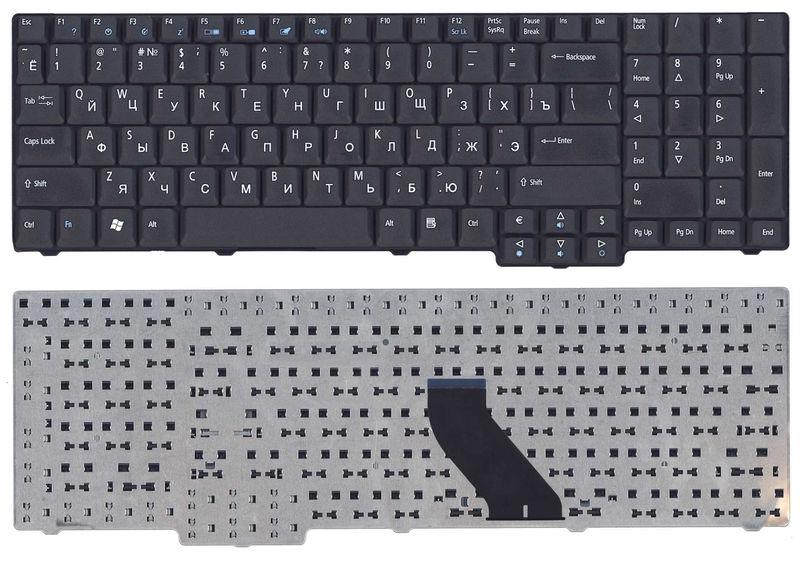Клавиатура для ноутбука Acer Aspire (7000, 9300, 9400) Black, Mat, RU - фото 1 - id-p1159419038