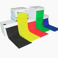 Латексна стрічка гімнастична слабкого/середнього/сильного опору LATEX BAND OS-019 Орто спорт