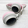 Бездротові навушники HOCO W27 CAT EAR (сіро-рожеві), фото 3